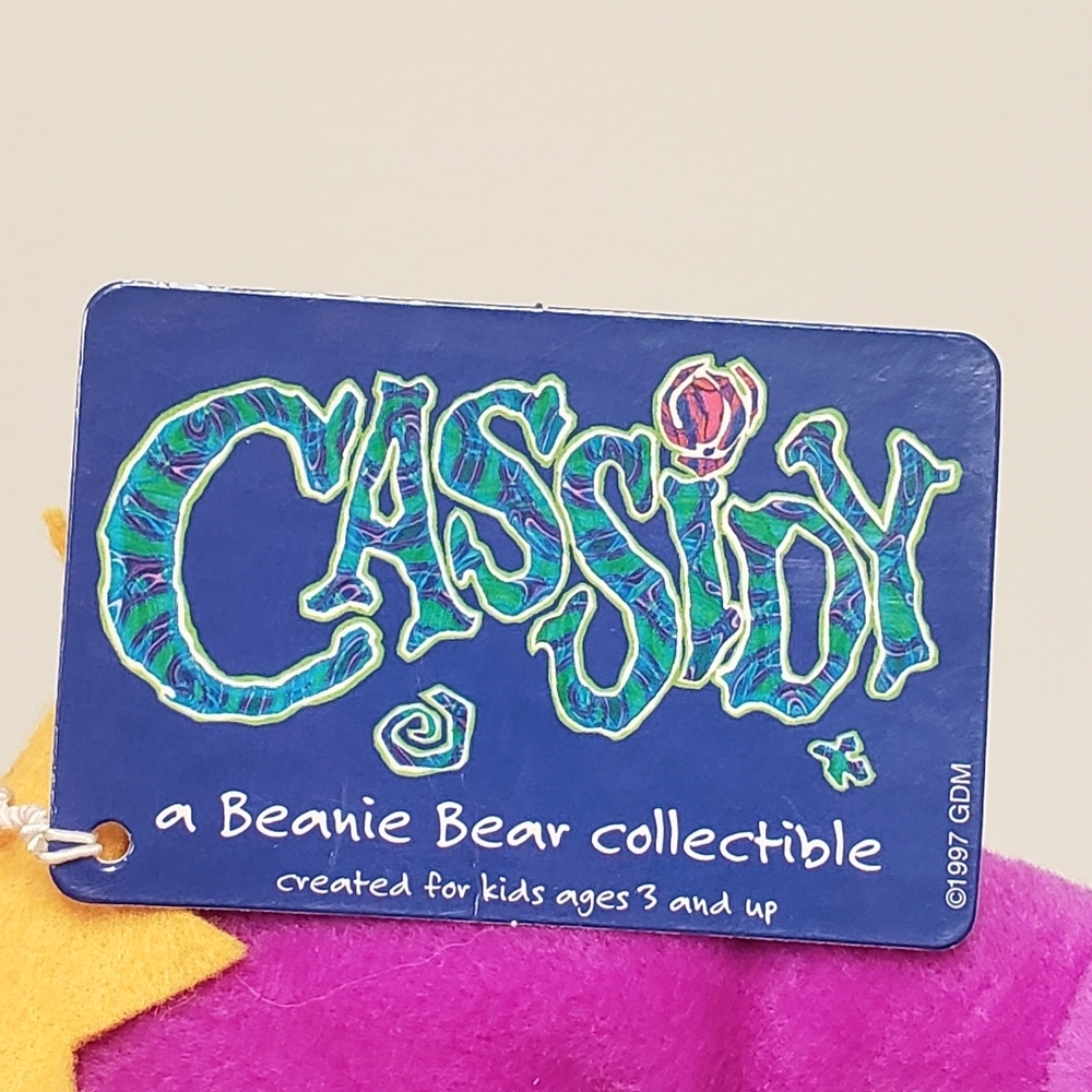 Steven Smith Grateful Dead Cassidy Beanie Bear Stuffed Animal Plush - Picture 3 of 7